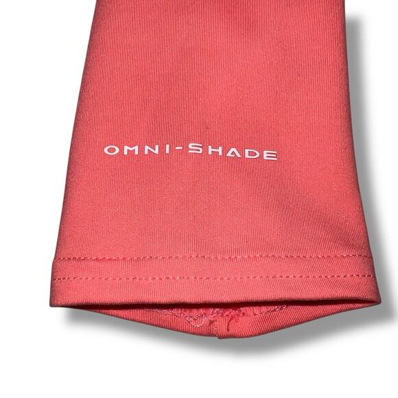 Columbia Girls U Vista Brook Printed Long Sleeve Swim Shirt Rash Guard Pink Larg - Picture 3 of 9